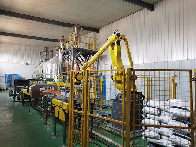 全自動(dòng)包裝碼垛機(jī)器人